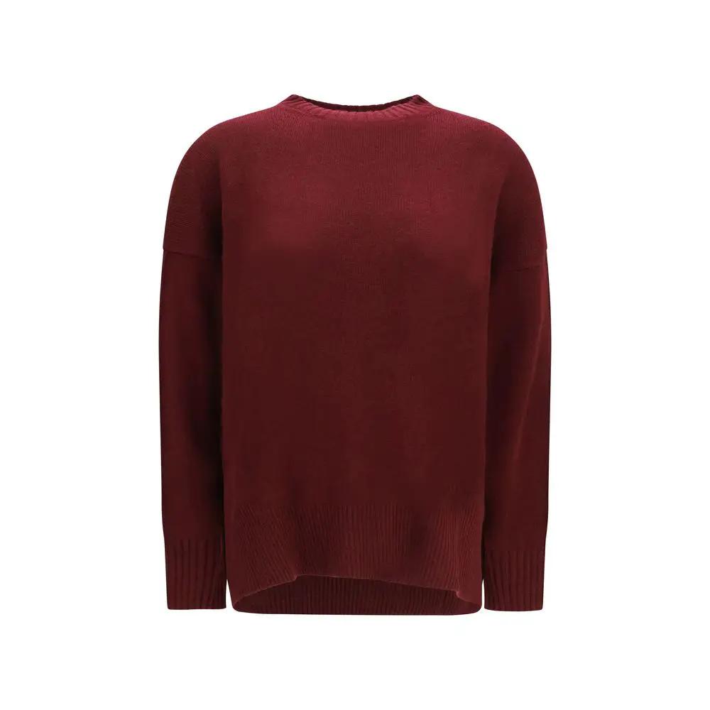Allude Bordeaux Cashmere Sweatshirt