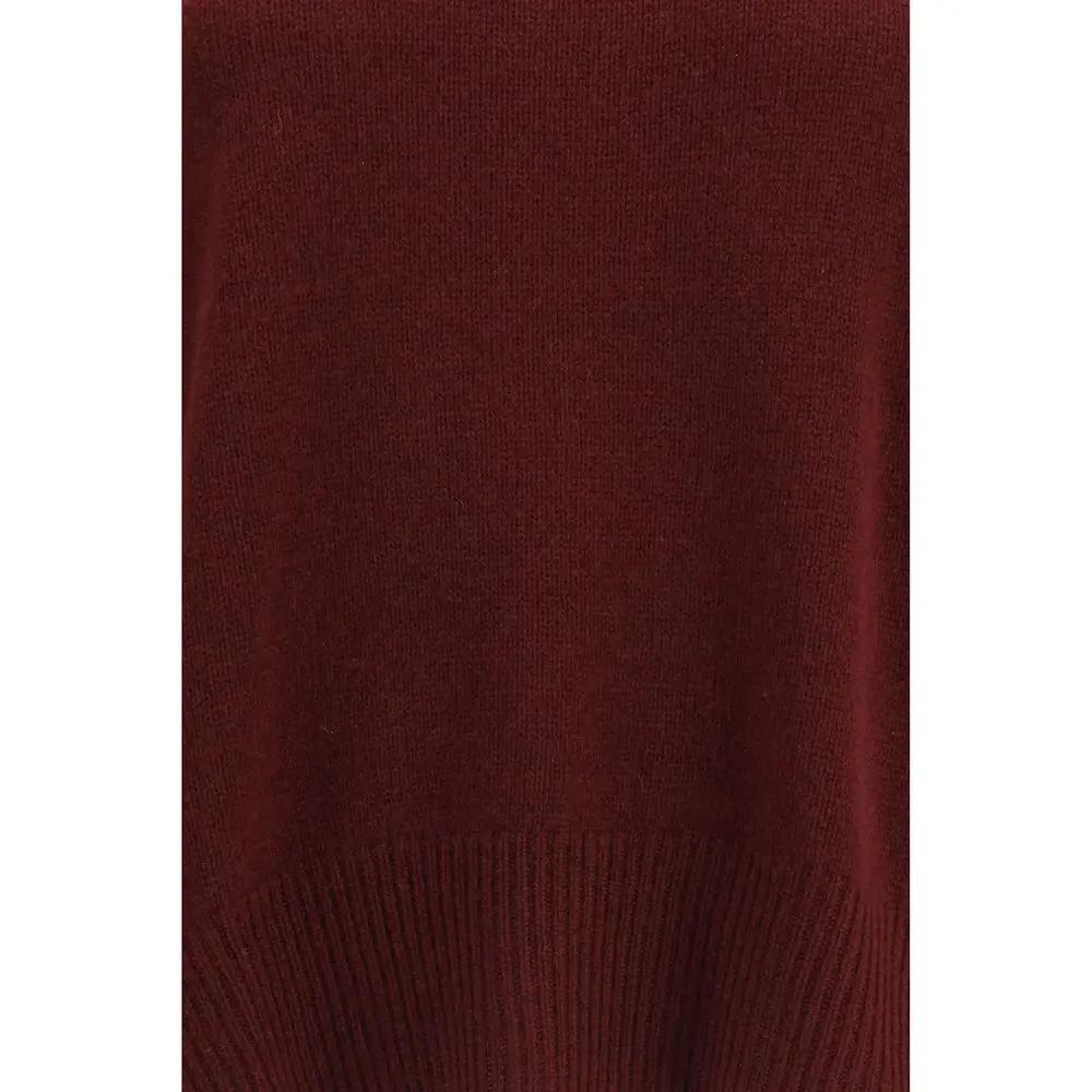 Allude Bordeaux Cashmere Sweatshirt