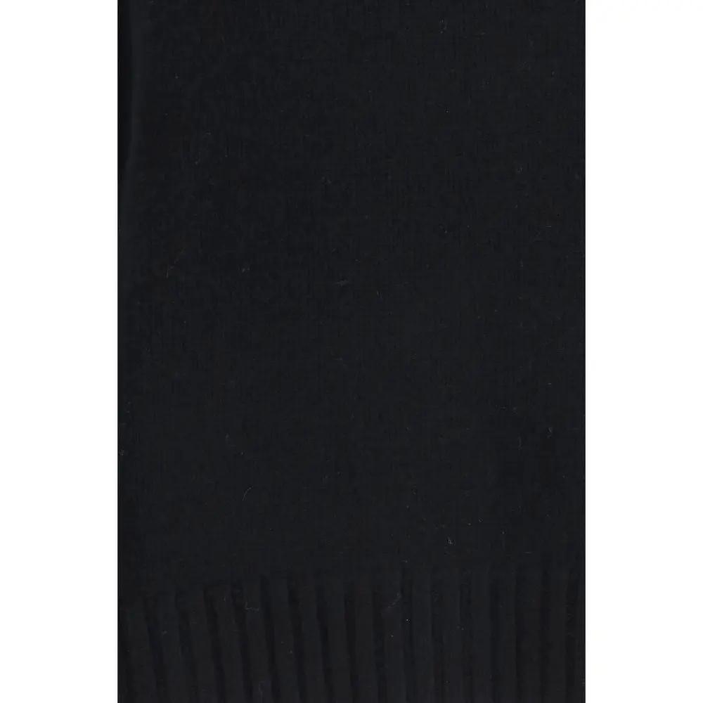 Allude Black Cashmere Turtleneck
