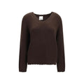 Allude Brown Cashmere Sweater