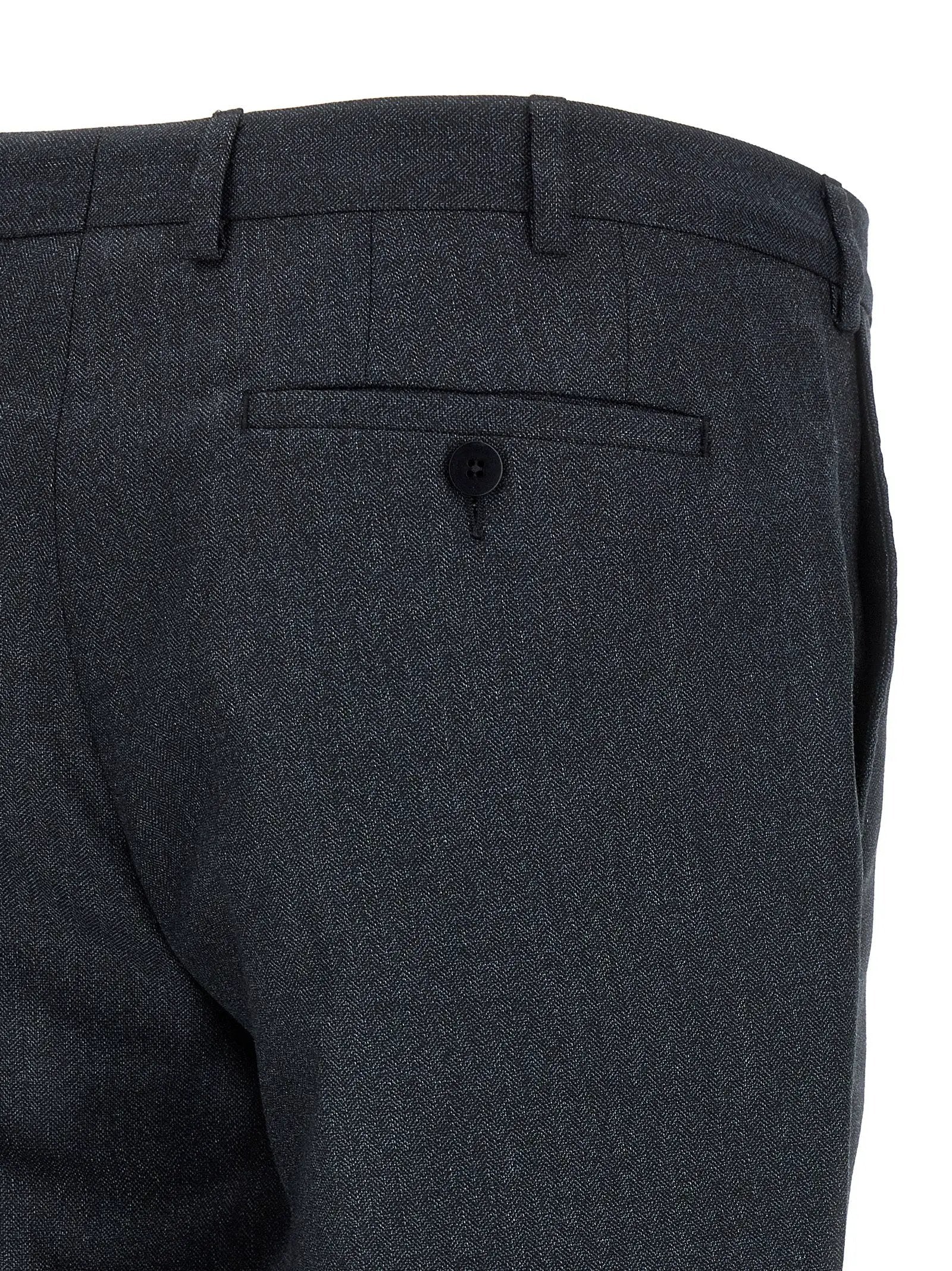 Pal Zileri Gray Polyester Two-Piece Suit