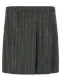 PINKO Gray Polyester Long Skirt
