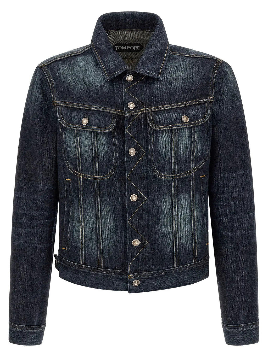 Tom Ford Blue Cotton Denim Jacket