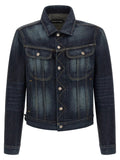 Tom Ford Blue Cotton Denim Jacket