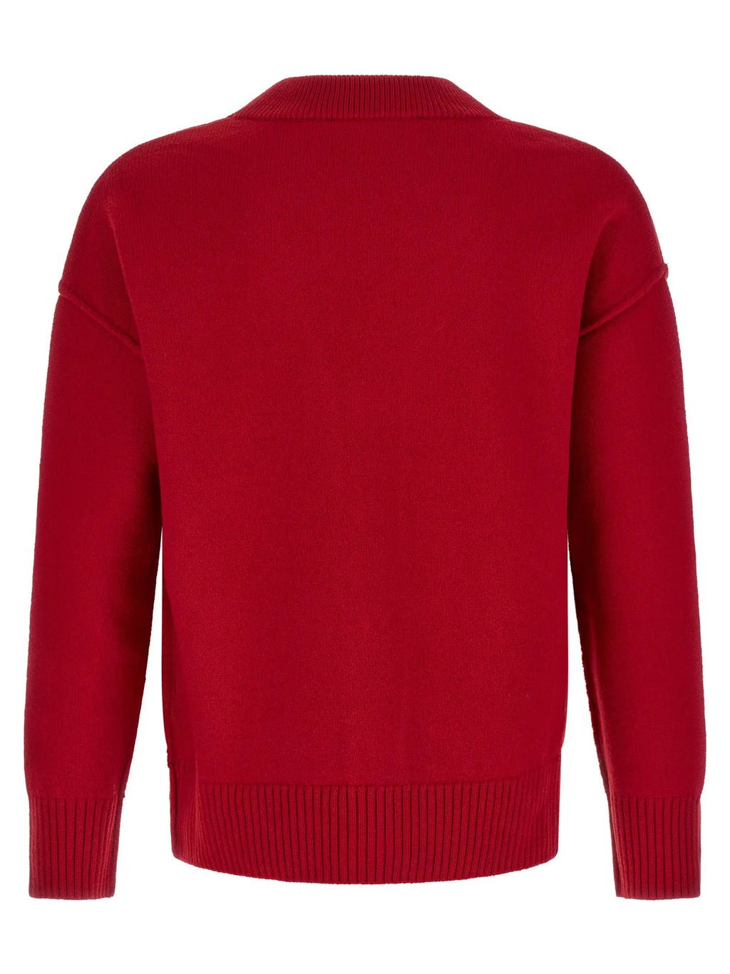 Ami Paris Multicolor Wool Cardigan