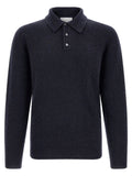 Roberto Collina Blue Cashmere Polo Shirt