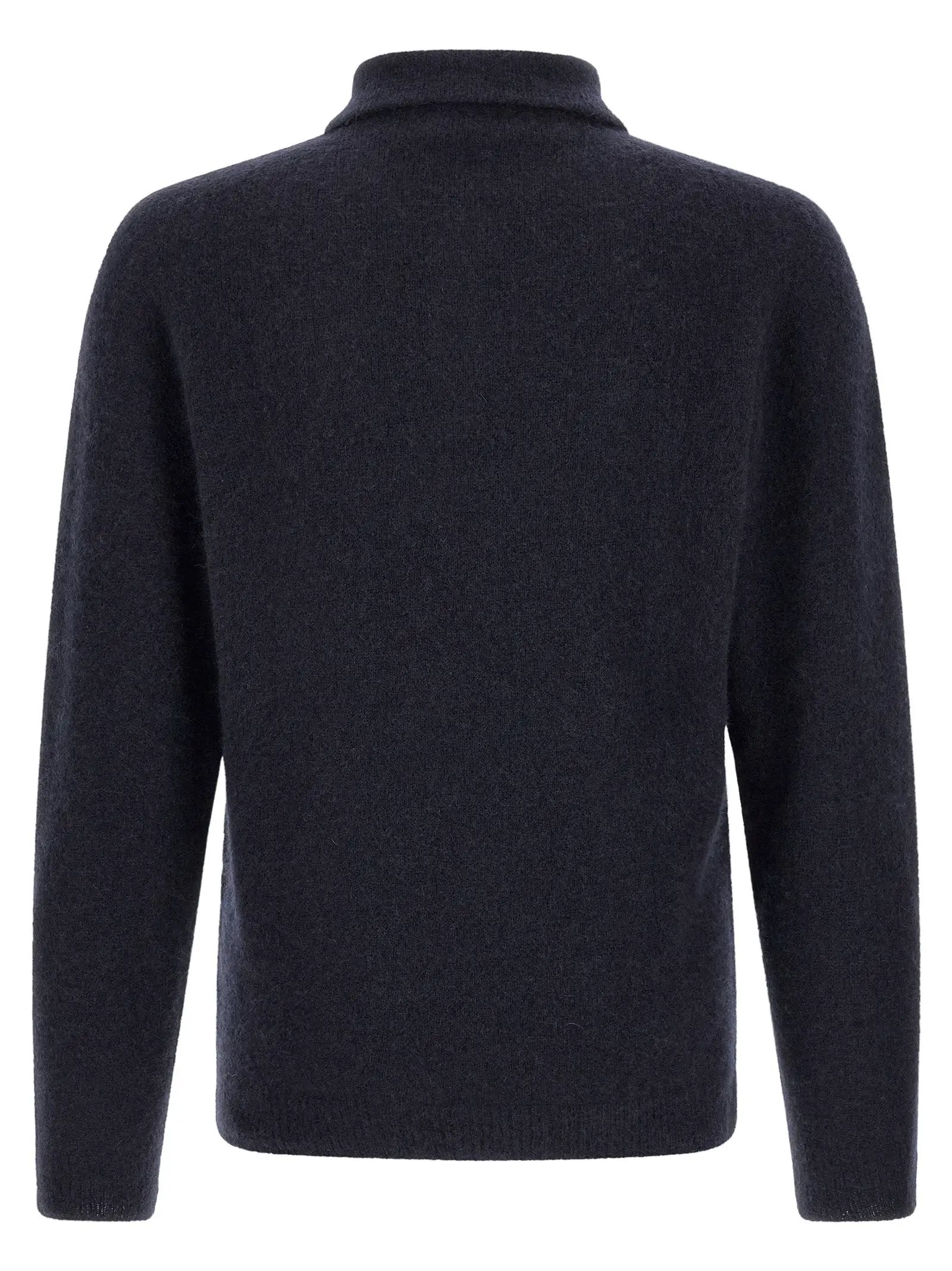 Roberto Collina Blue Cashmere Polo Shirt