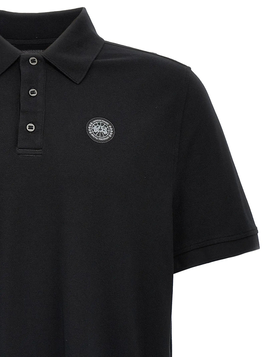 Canada Goose Canada Goose Black Cotton Polo Shirt