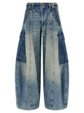 R13 Blue Cotton Jeans Denim