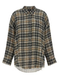 R13 Gray Cotton Blouse
