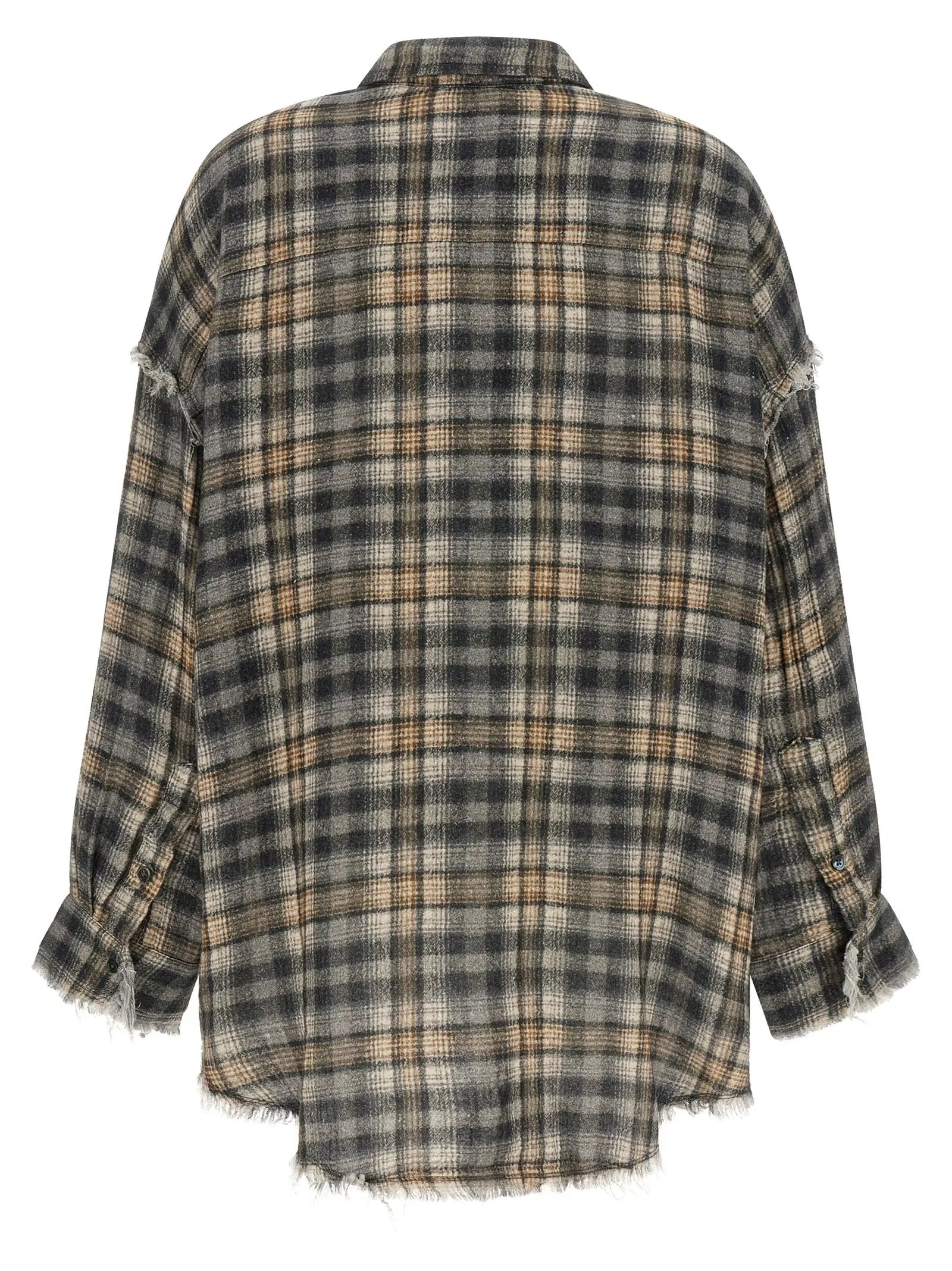 R13 Gray Cotton Blouse