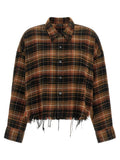 R13 Brown Cotton Blouse