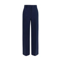 Max Mara Blue Wool Oves Aries Casual Pants