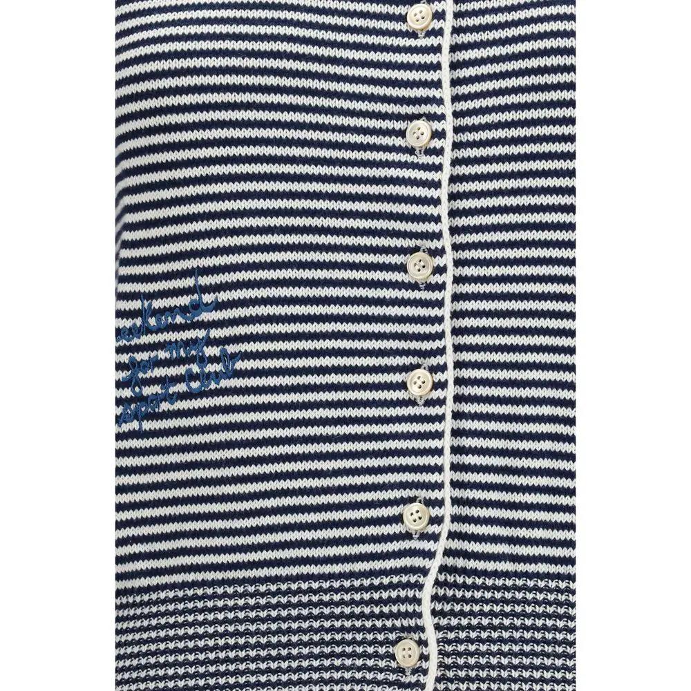 Max Mara Blue Cotton Cardigan