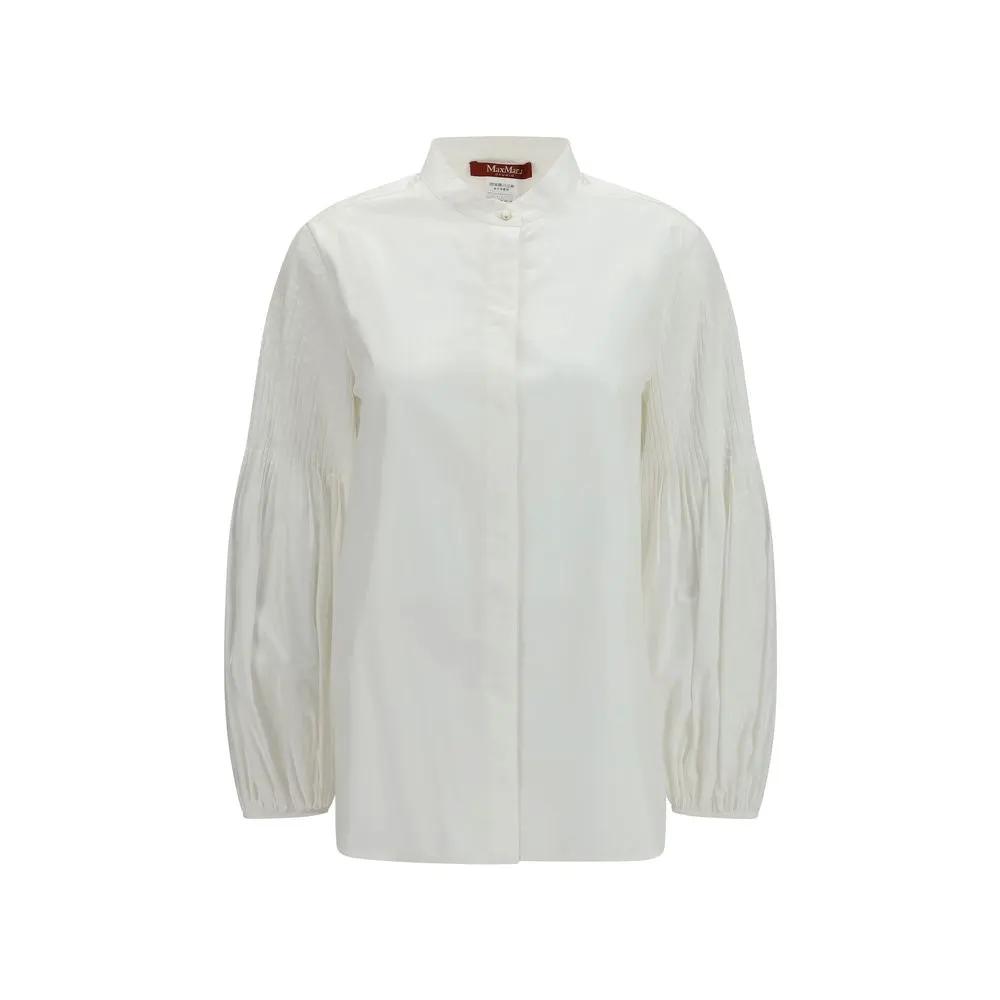 Max Mara White Cotton Blouse