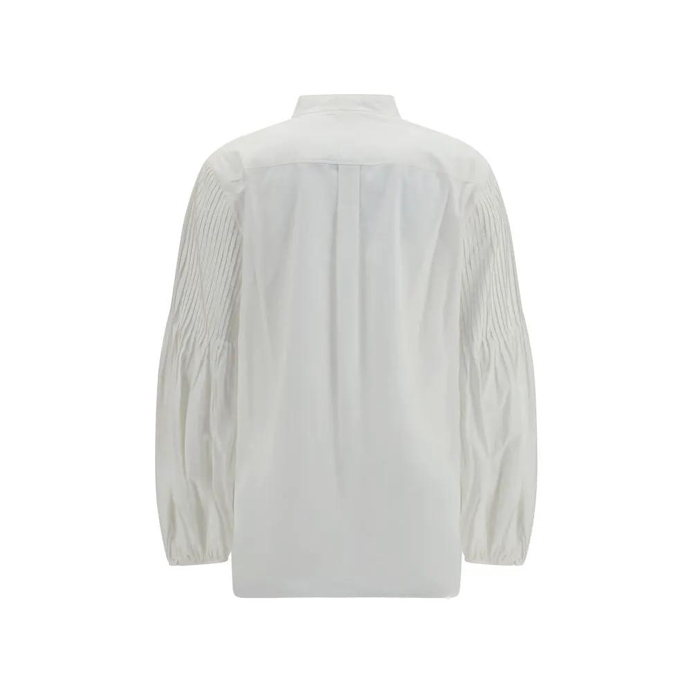 Max Mara White Cotton Blouse