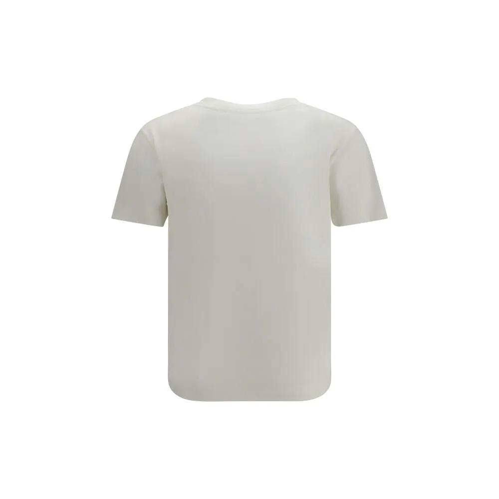 Saint Laurent White Cotton T-Shirt