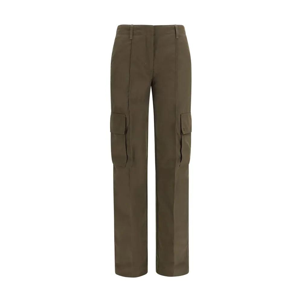 Burberry Bicolor Cotton Cargo Pants