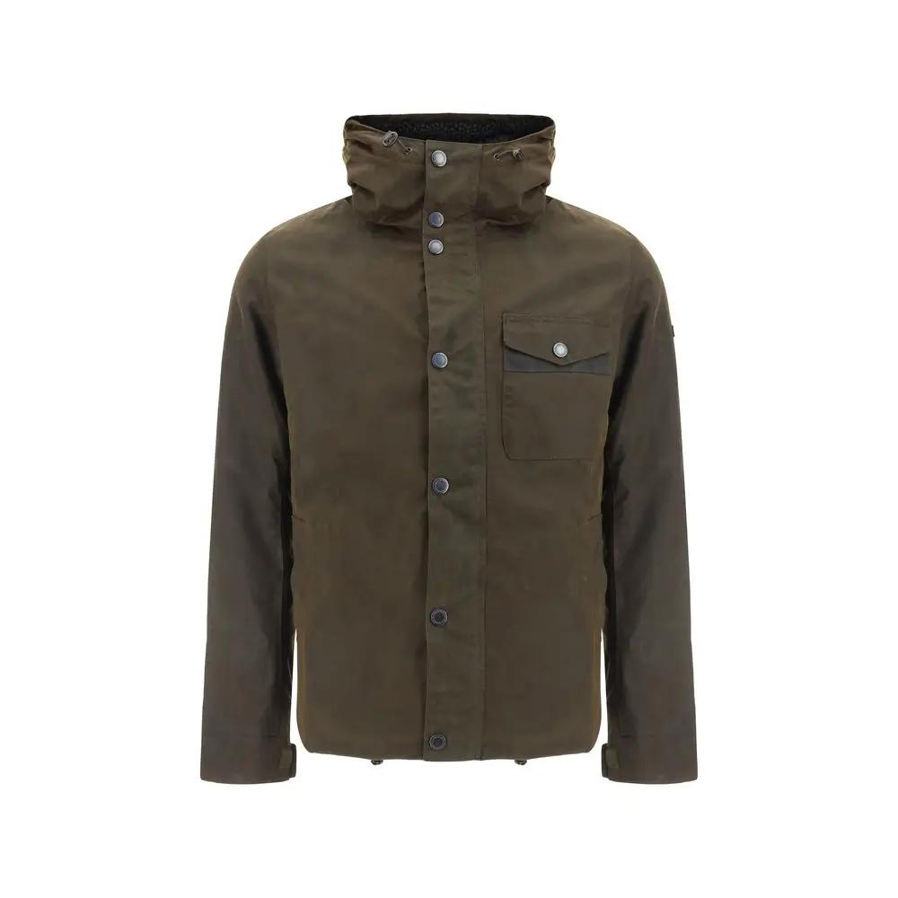 Barbour Bicolor Cotton Full-Length Jacket