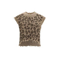 R13 Beige Cashmere Sleeveles Sweater