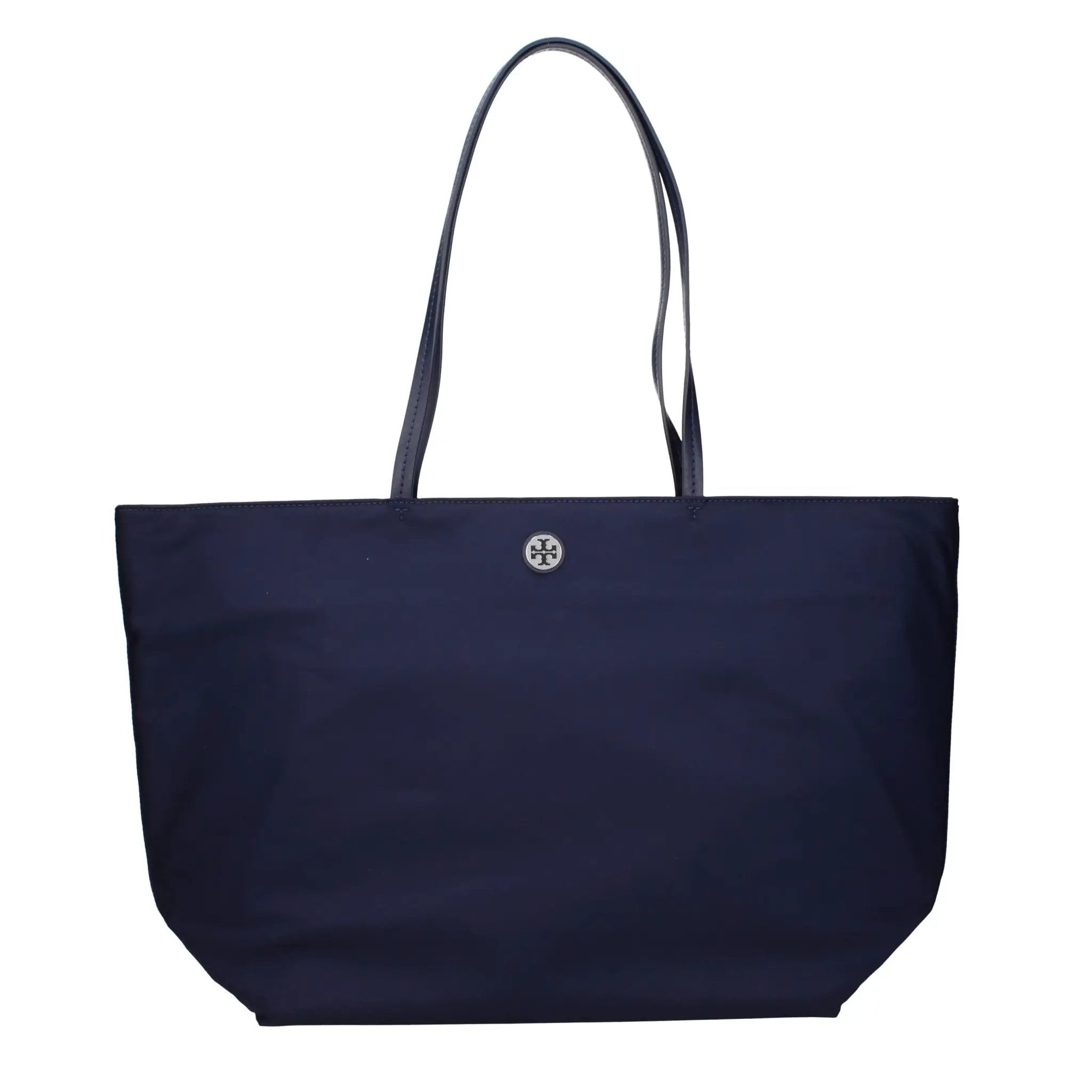 Tory Burch Blue Fabric Shoulder Bag