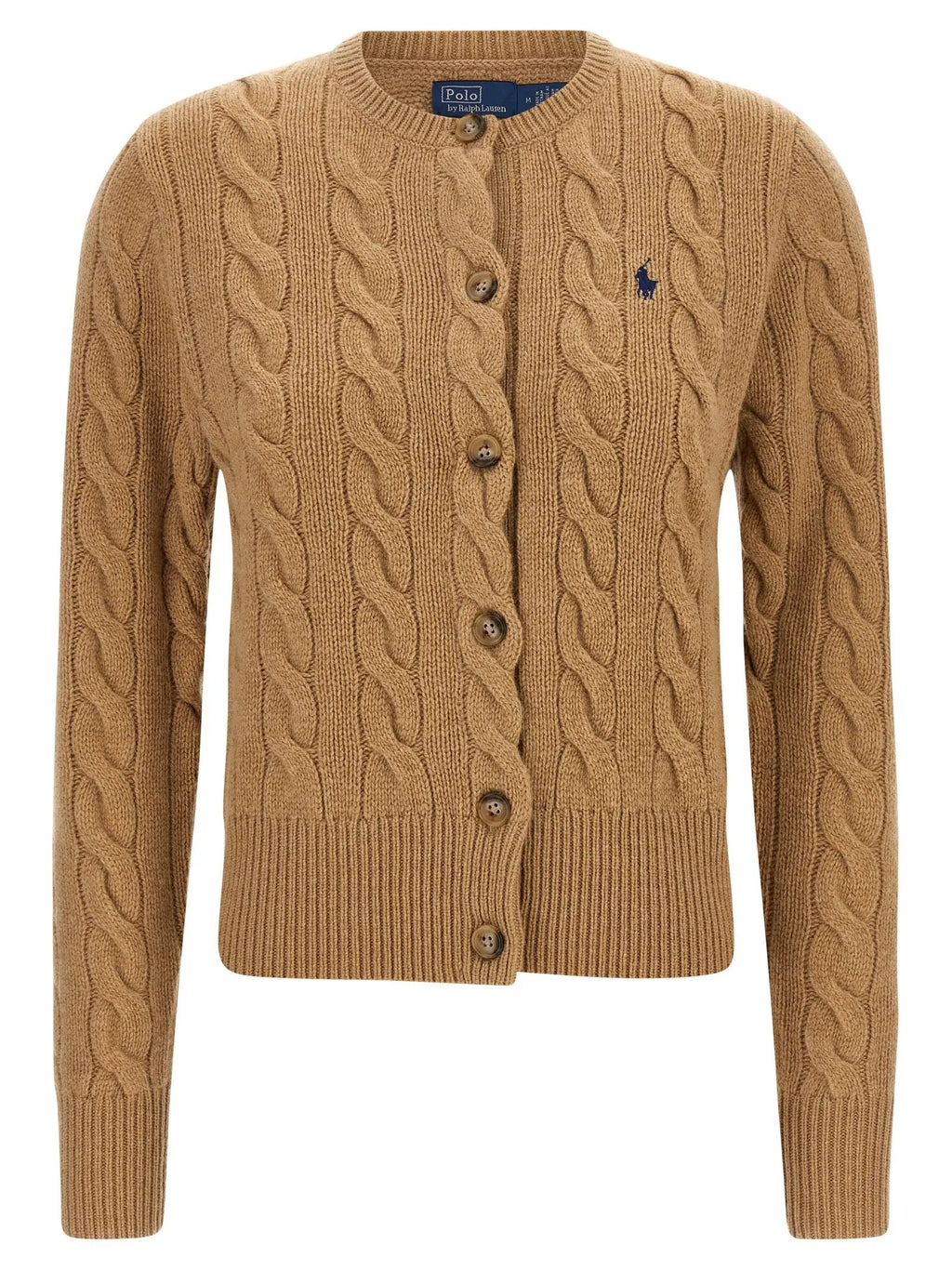 Polo Ralph Lauren Beige Wool Cardigan