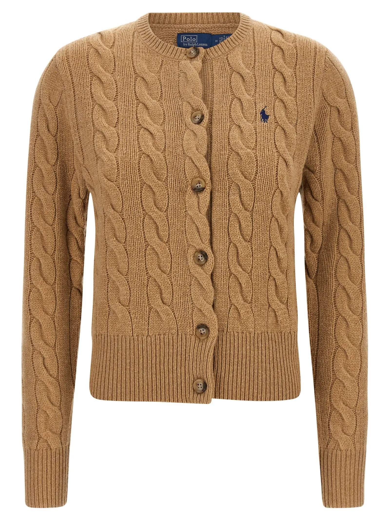 Polo Ralph Lauren Beige Wool Cardigan