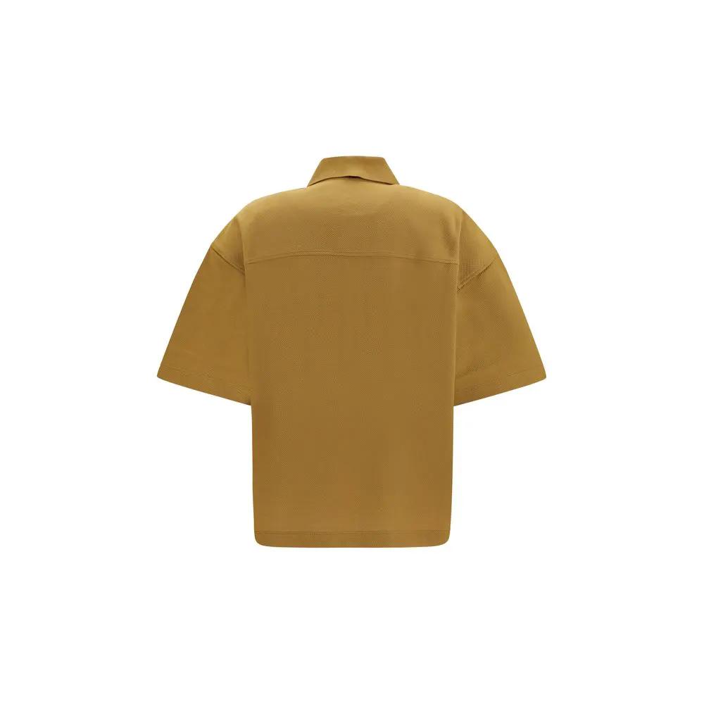 Saint Laurent Bicolor Cotton Polo Shirt