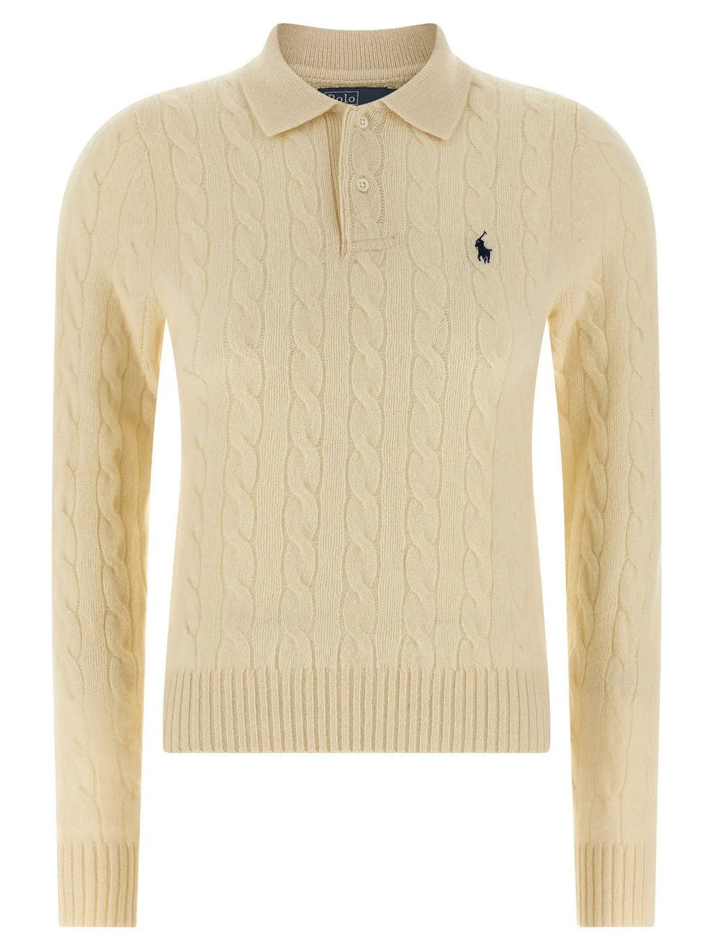 Polo Ralph Lauren White Wool Polo Shirt