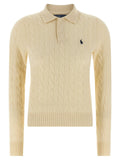 Polo Ralph Lauren White Wool Polo Shirt