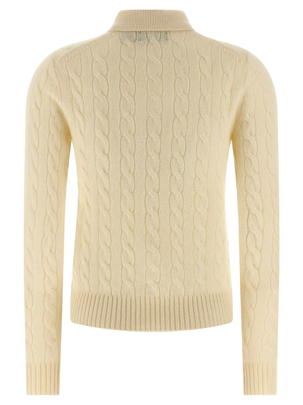 Polo Ralph Lauren White Wool Polo Shirt