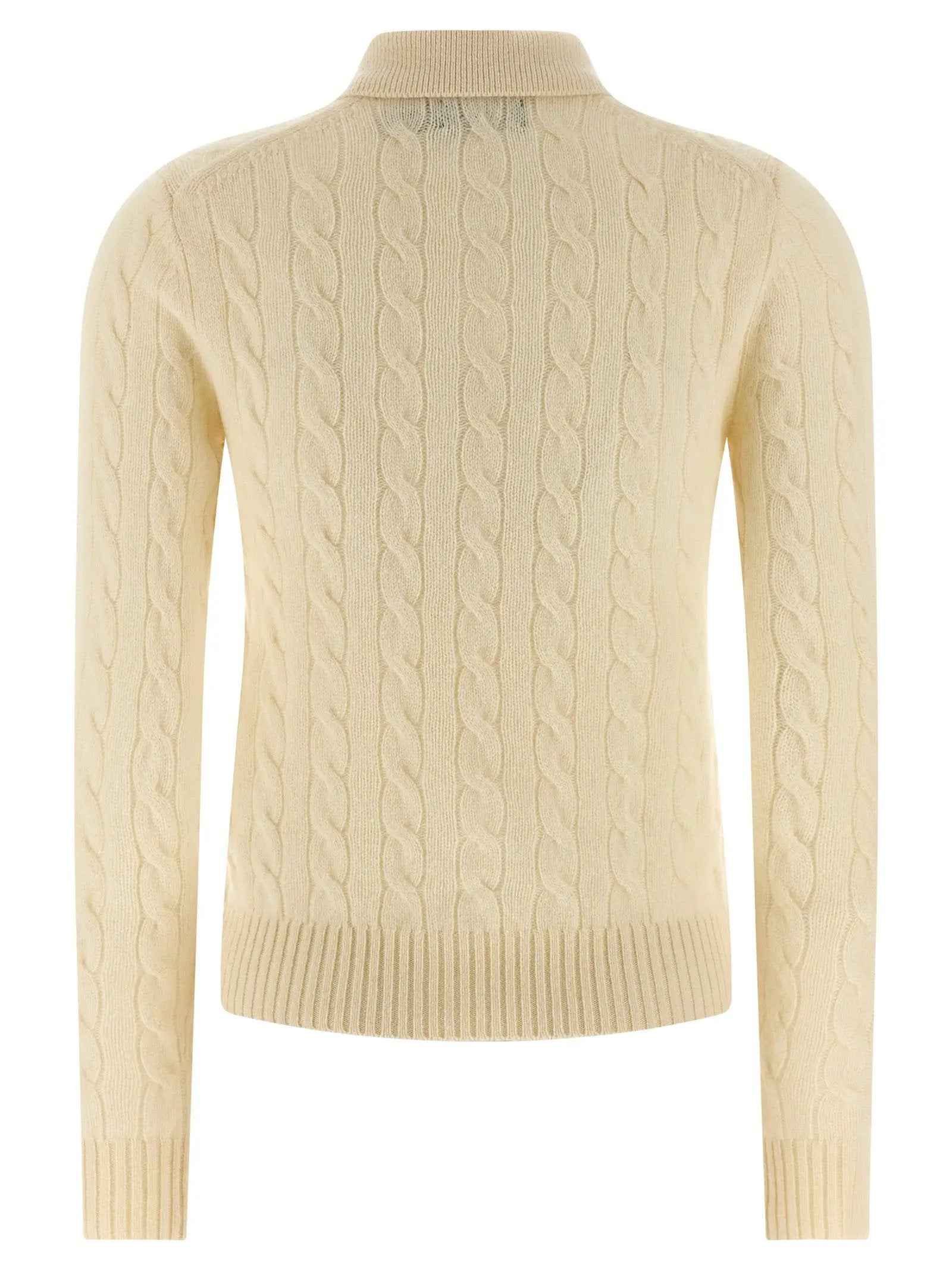 Polo Ralph Lauren White Wool Polo Shirt