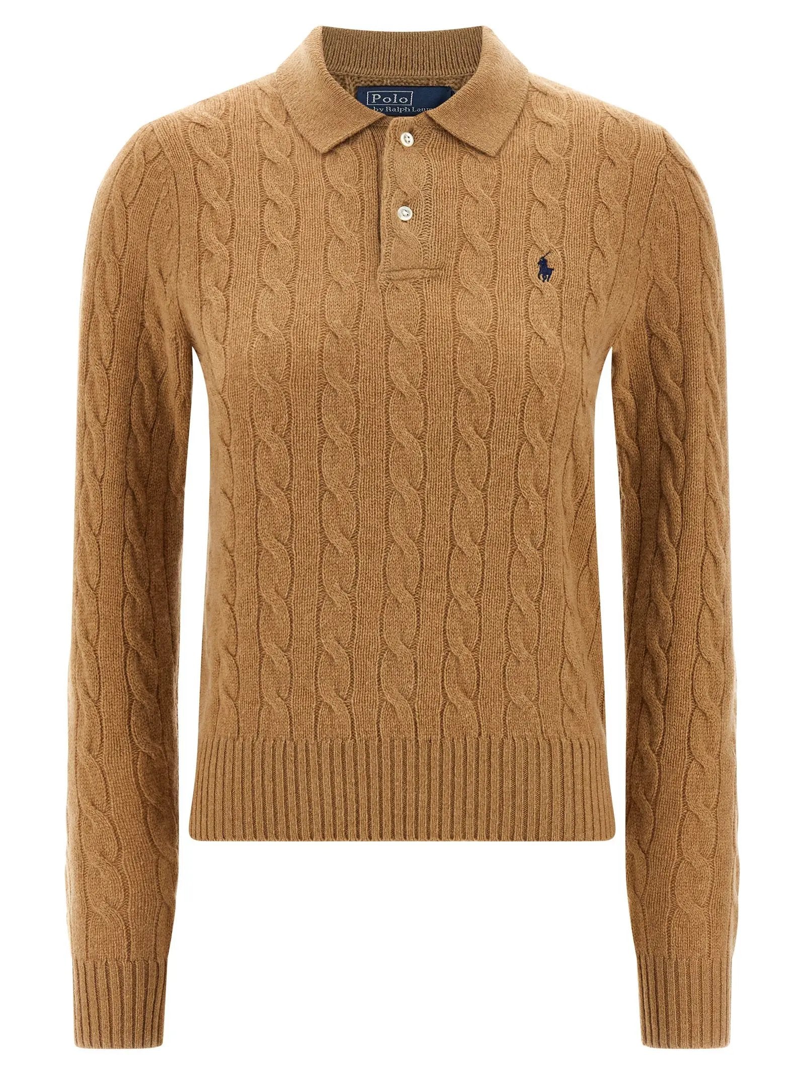 Polo Ralph Lauren Beige Wool Polo Shirt