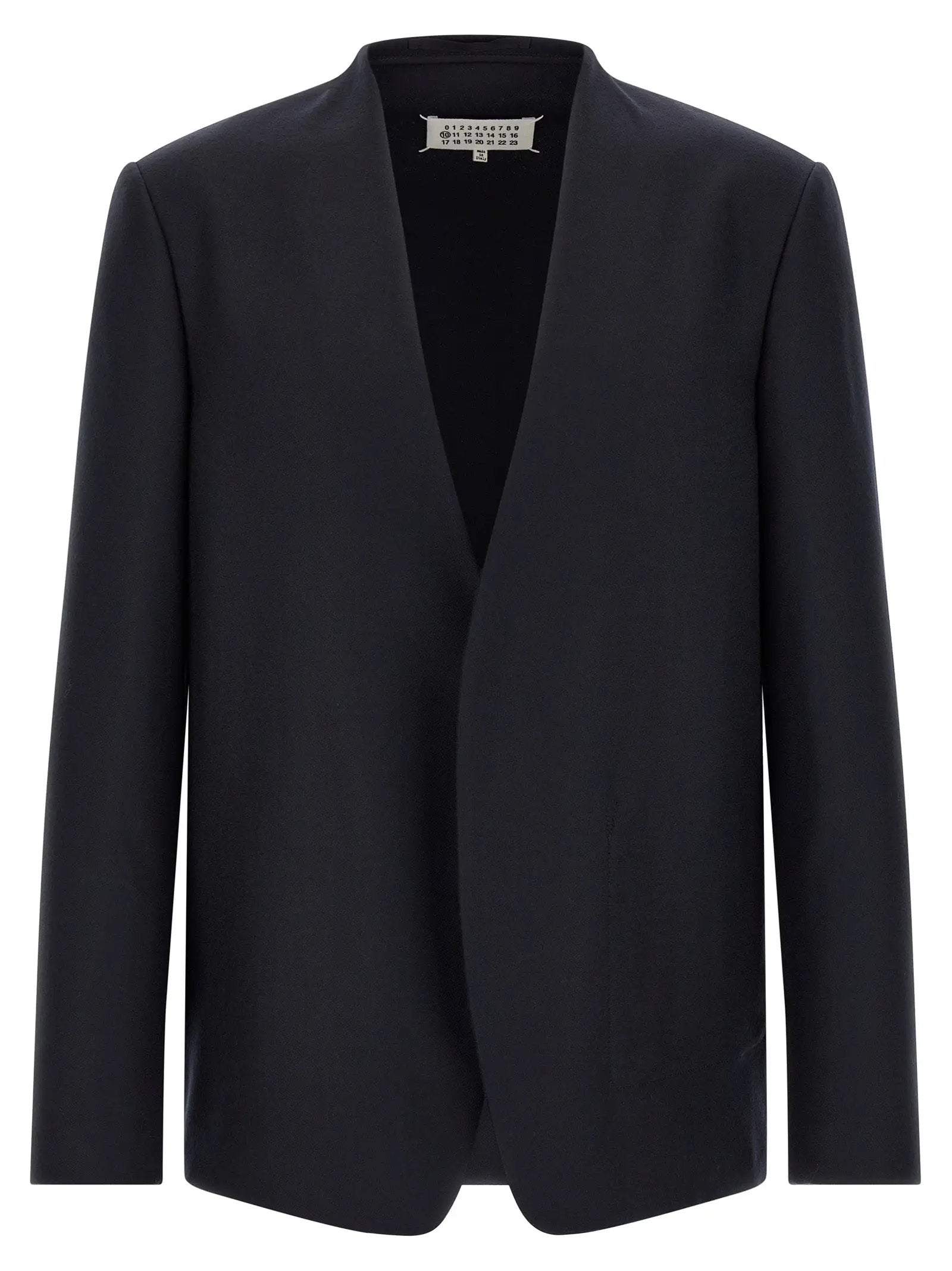 Maison Margiela Blue Virgin Wool Blazer