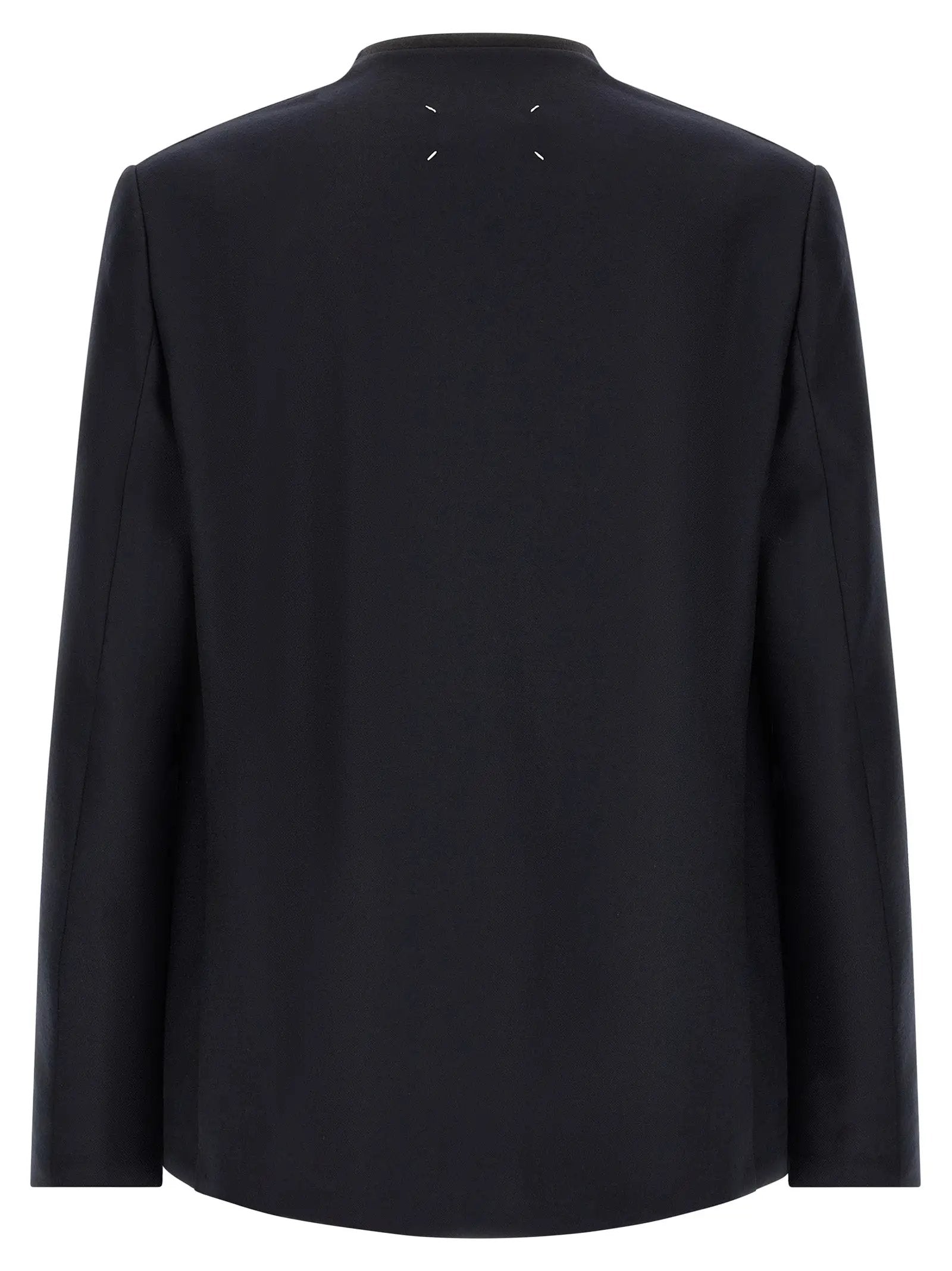 Maison Margiela Blue Virgin Wool Blazer