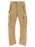 Dsquared² Beige Cotton Cargo Pants