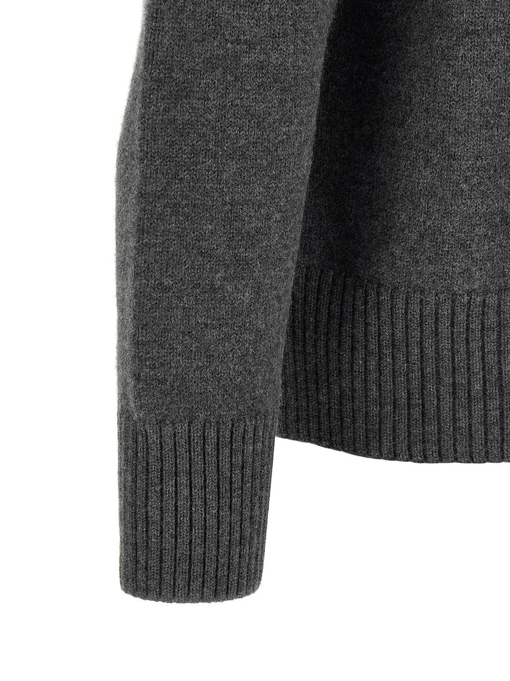 Ami Paris Gray Wool Cardigan