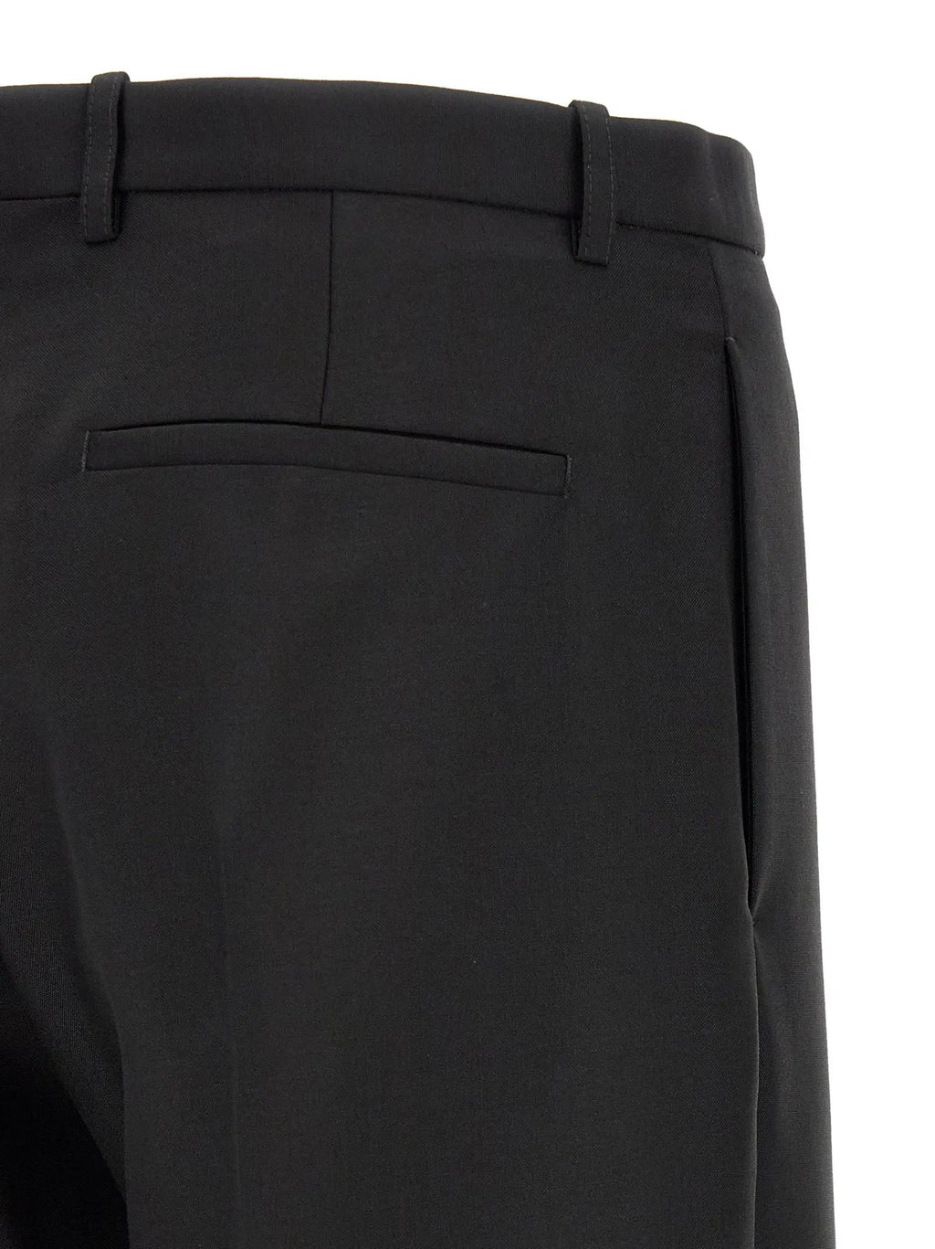 Jil Sander Black Virgin Wool Dress Pants