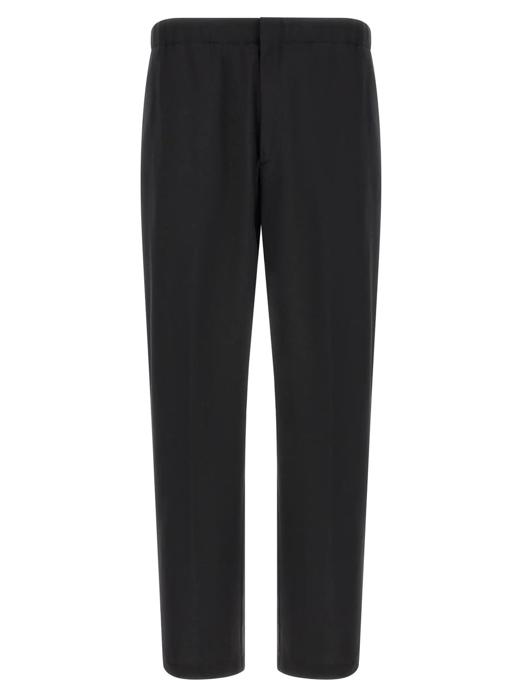Lardini Black Virgin Wool Dress Pants
