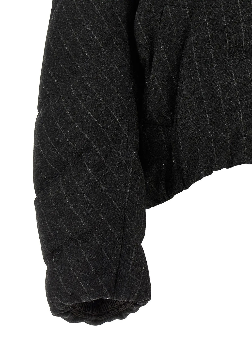 Brunello Cucinelli Gray Virgin Wool Full-Length Jacket