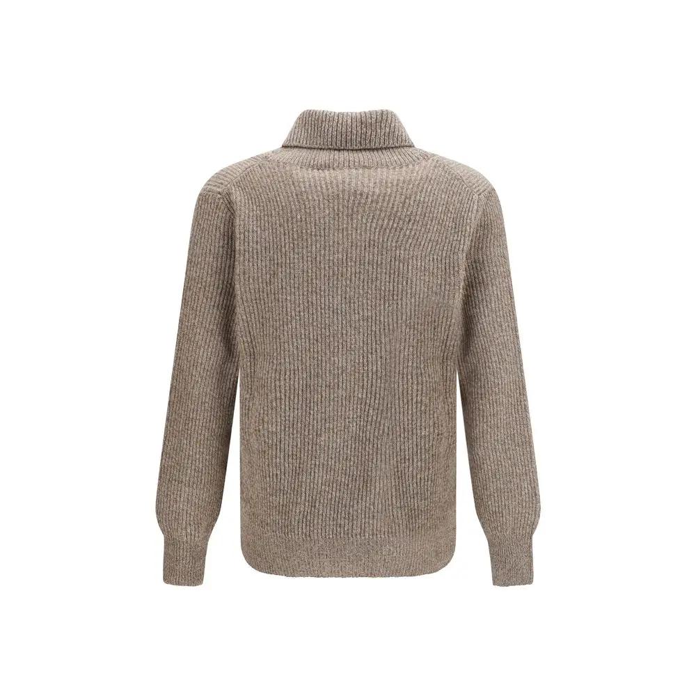 Brooksfield Brooksfield Beige Wool Oves Aries Cardigan