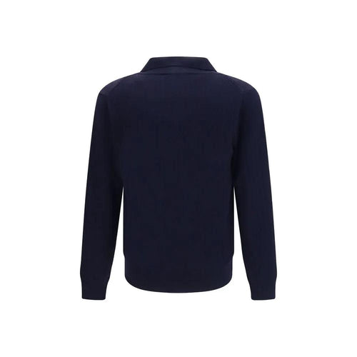 Brooksfield Brooksfield Blue Wool Oves Aries Cardigan
