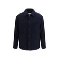 Brooksfield Brooksfield Blue Wool Oves Aries Full-Length Jacket