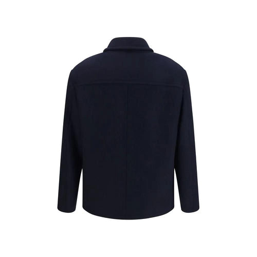 Brooksfield Brooksfield Blue Wool Oves Aries Full-Length Jacket