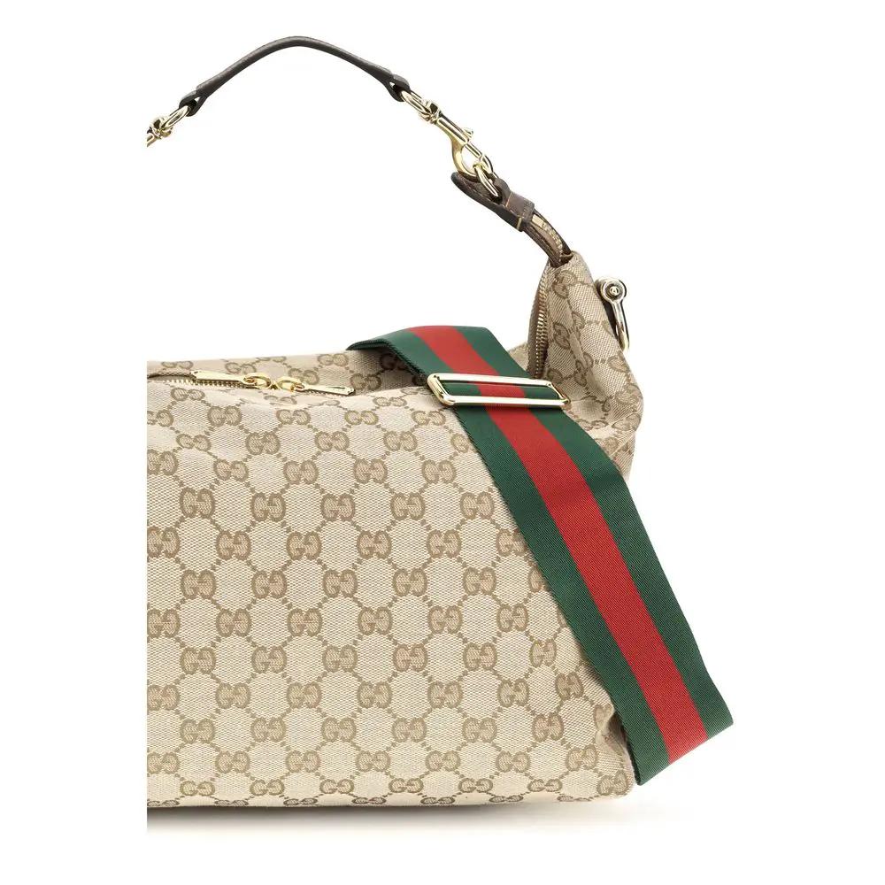 Gucci Gucci Beige Fabric Shoulder Bag