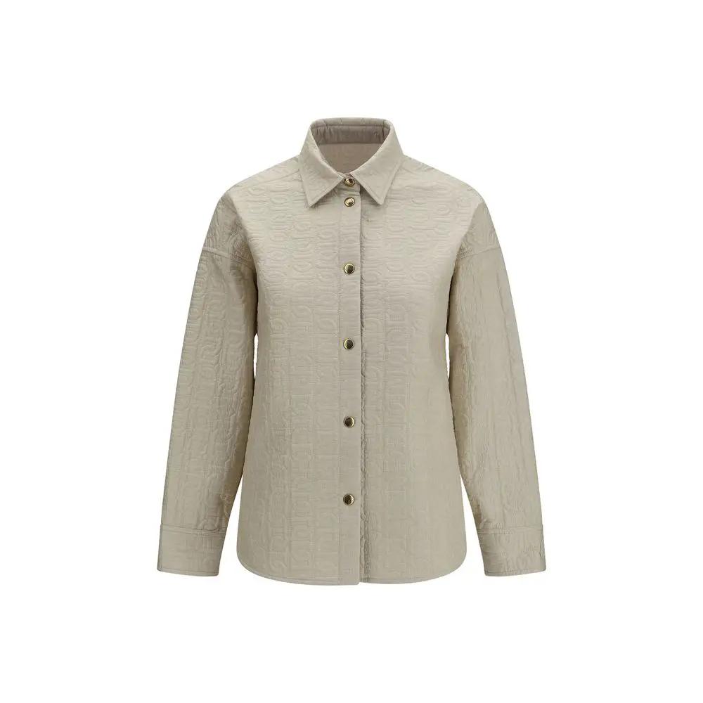 Moncler Moncler Beige Polyamide Full-Length Jacket