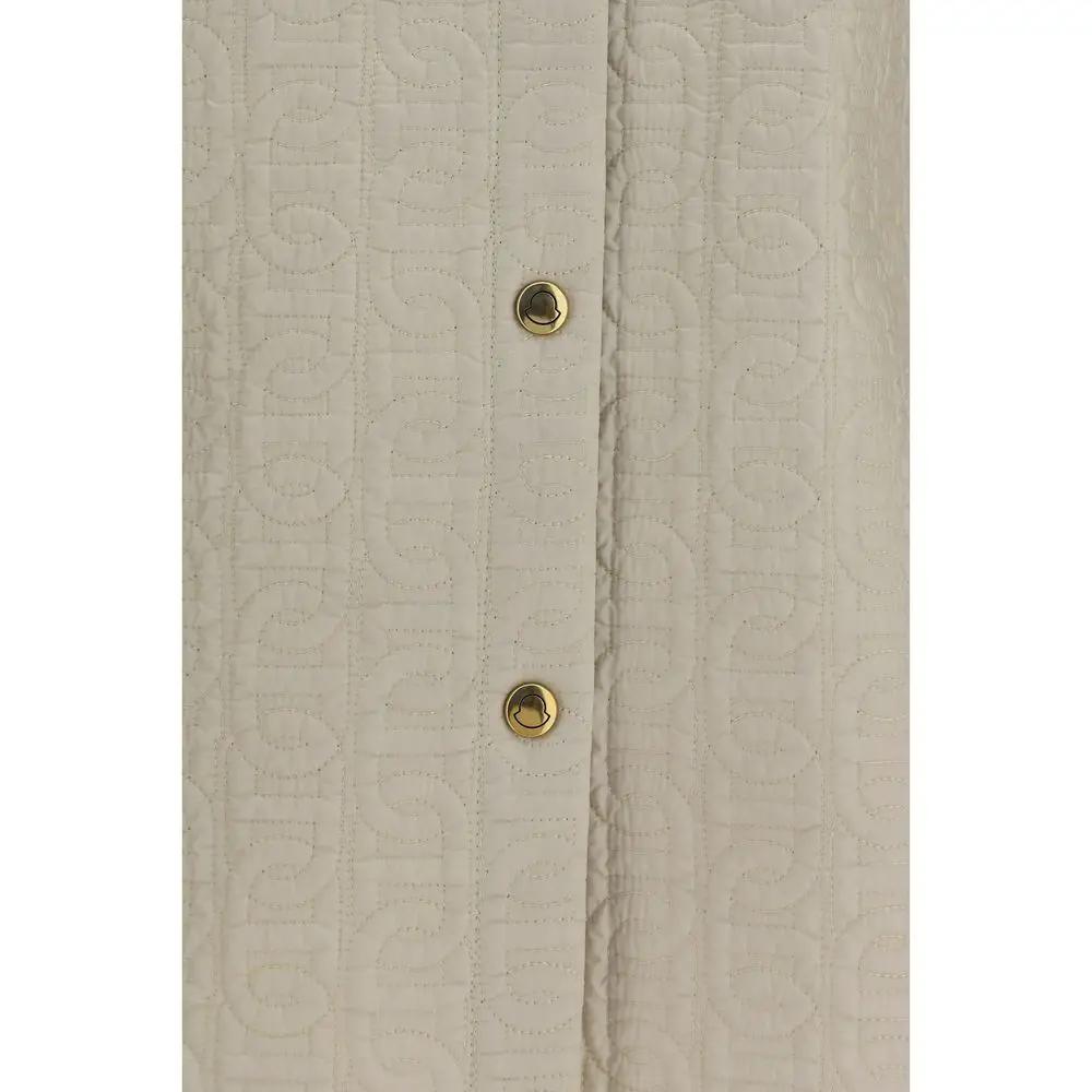Moncler Moncler Beige Polyamide Full-Length Jacket