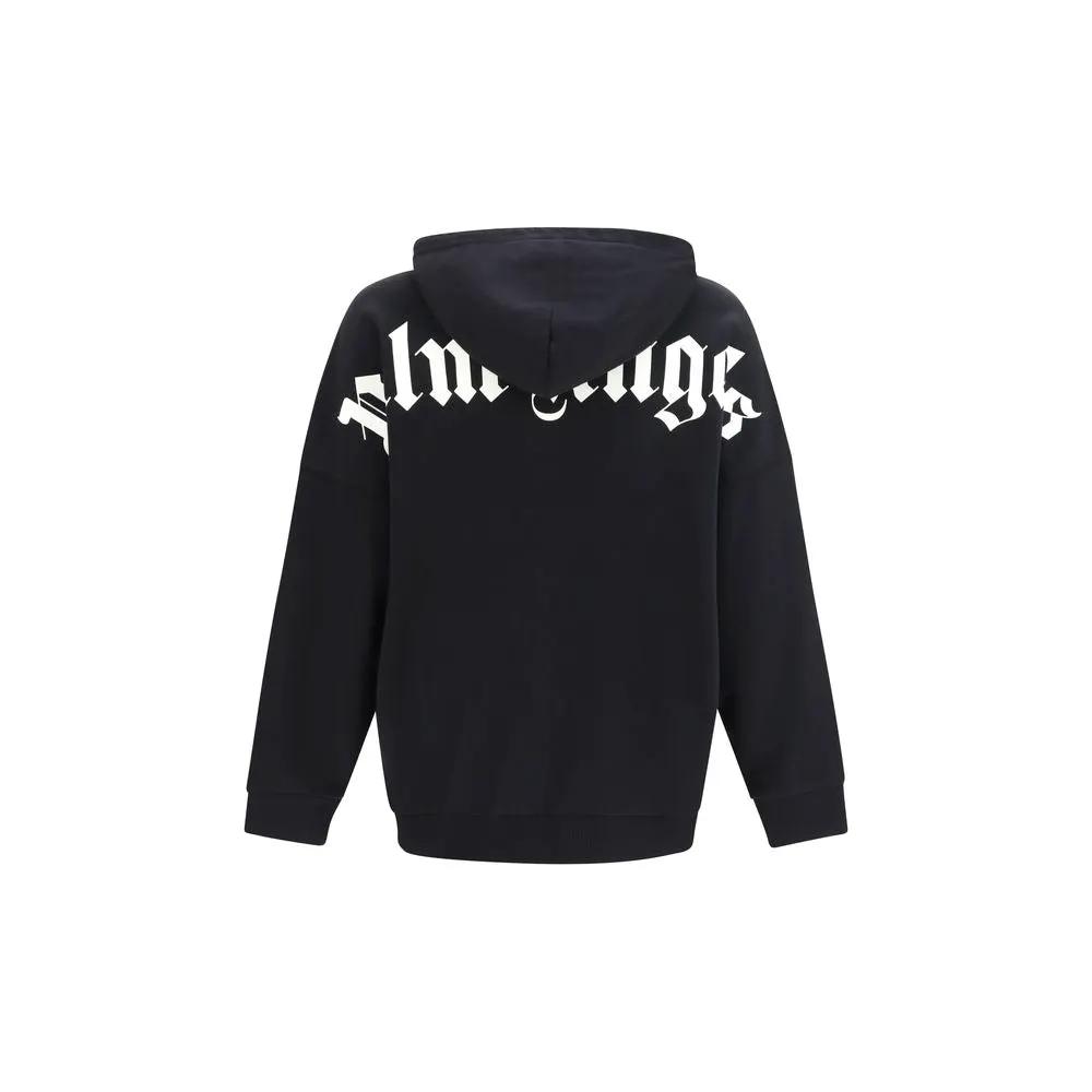 Palm Angels Palm Angels Black Cotton Sweatshirt