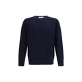 Brooksfield Brooksfield Blue Wool Oves Aries Sweatshirt