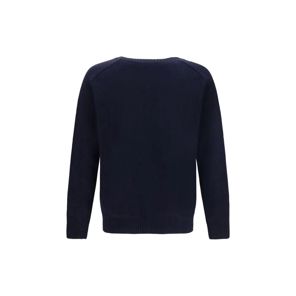 Brooksfield Brooksfield Blue Wool Oves Aries Sweatshirt